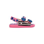 Sandália Infantil Rosa Estrelar Mini Melissa e Fábula