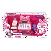 Acessórios De Casinha - Caixa Registradora Com Acessórios - Disney - Minnie - Rosa - Multikids