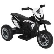 MOTO ELETRICA INFANTIL 3 RODAS CRF 450R HONDA 6V PRETA - BELFIX