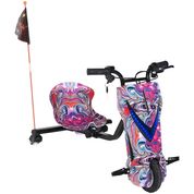 TRICICLO ELETRICO DRIFT 360 COM LED 120KG 250W/36V ROSA - BELFIX