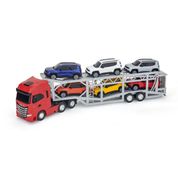 Caminhão Cegonha Iveco S-Way com 06 carrinhos Jeep Renegade