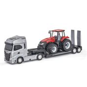 Caminhão Miniatura Plataforma Iveco S-Way Trator Magnum Case