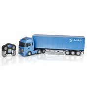 Caminhão Brinquedo Miniatura Iveco Bau S-Way Controle Remoto