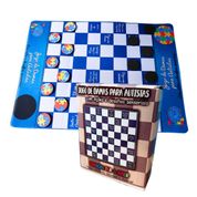 Jogo de Damas Sensorial com Desafios para Crianças