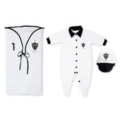 Kit Bebê Saída Maternidade Atlético MG Branco - Torcida Baby
