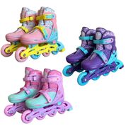 Patins Inline Triline Tamanho Ajustável Glumi