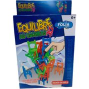 Equilibre as Cadeiras Jogo Divertido Colorido 6 anos Folia