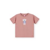 Blusa Manga Curta Lilica Ripilica Estampa Jeans Wear Rosa