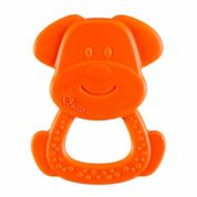 Mordedor Charlie Eco Chicco Cachorro Laranja