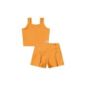 Conjunto Curto Lilica Ripilica Regata Short Connect Laranja