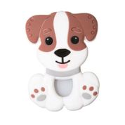 Mordedor de Silicone - Pulseira - Cachorrinho Marrom - Girotondo Baby