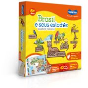 Quebra-Cabeça - 82 Peças - Brasil e Seus Estados - Toyster